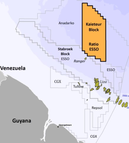 Kaieteur block off Guyana