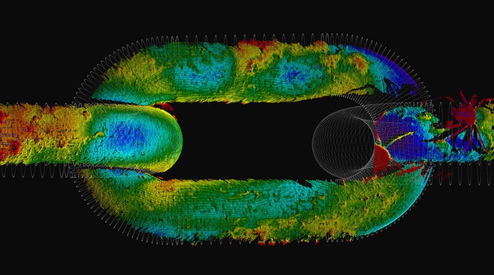 3D Model of Mooring Chain Showing Corrosion