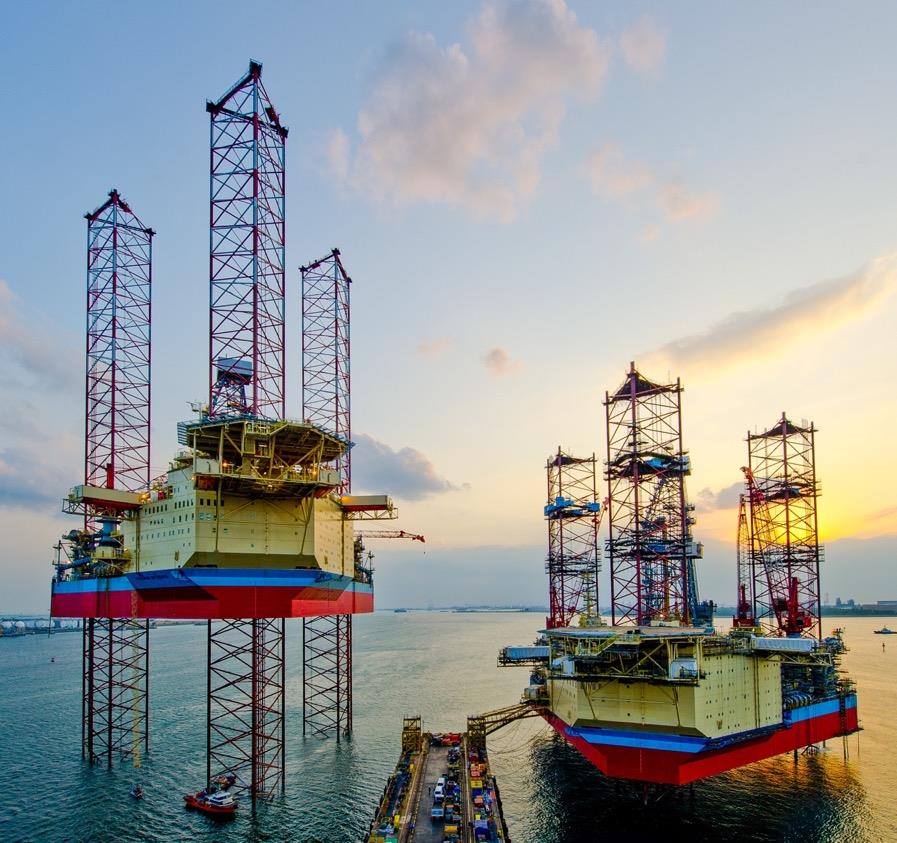 Maersk Drilling's jack-up rigs