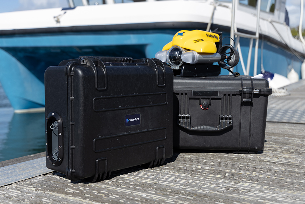 Sonardyne’s Micro-Ranger 2 USBL system. Photo by Tom Acton/Sonardyne.