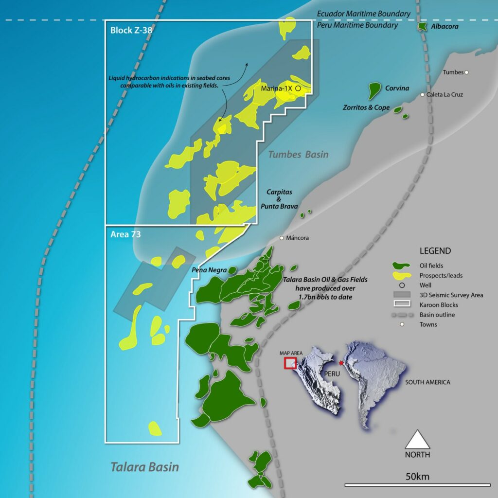 Block Z-38 off Peru - Karoon Energy