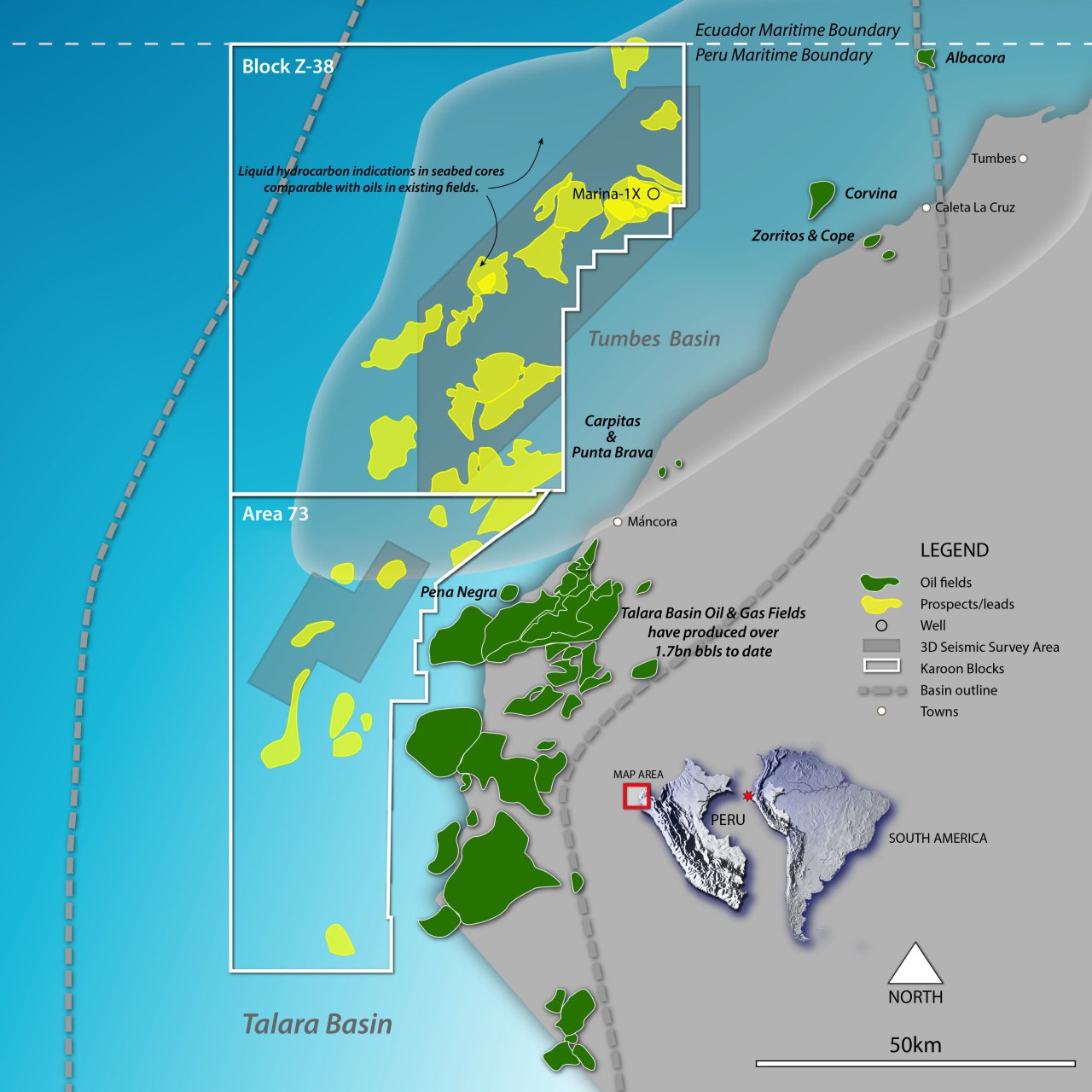 Block Z-38 off Peru - Karoon Energy