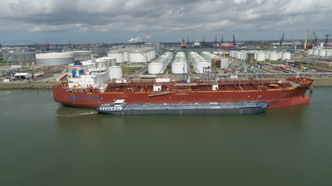 Methanol bunkering in Rotterdam