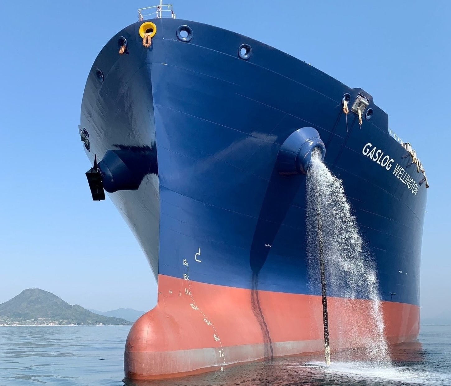 LNG newbuild GasLog Wellington delivered