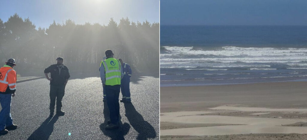 Construction for the PacWave South starts at Driftwood (Courtesy of PacWave)