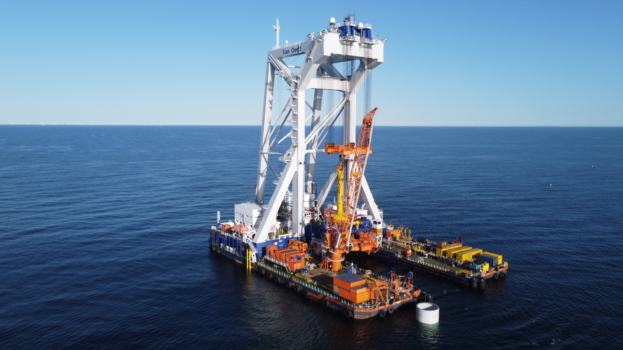 A photo of the Svanen vessel at sea