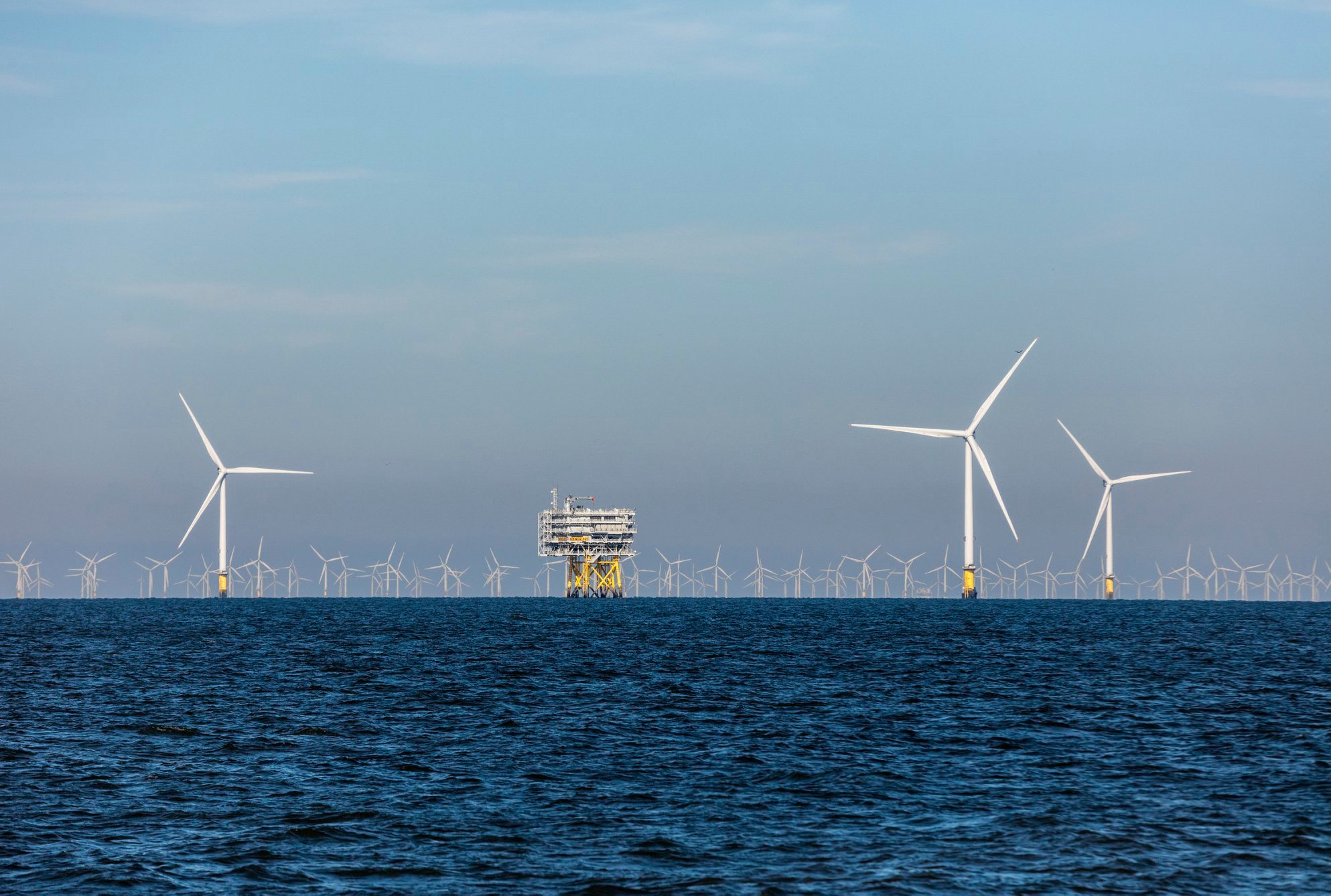 An offshore wind farm