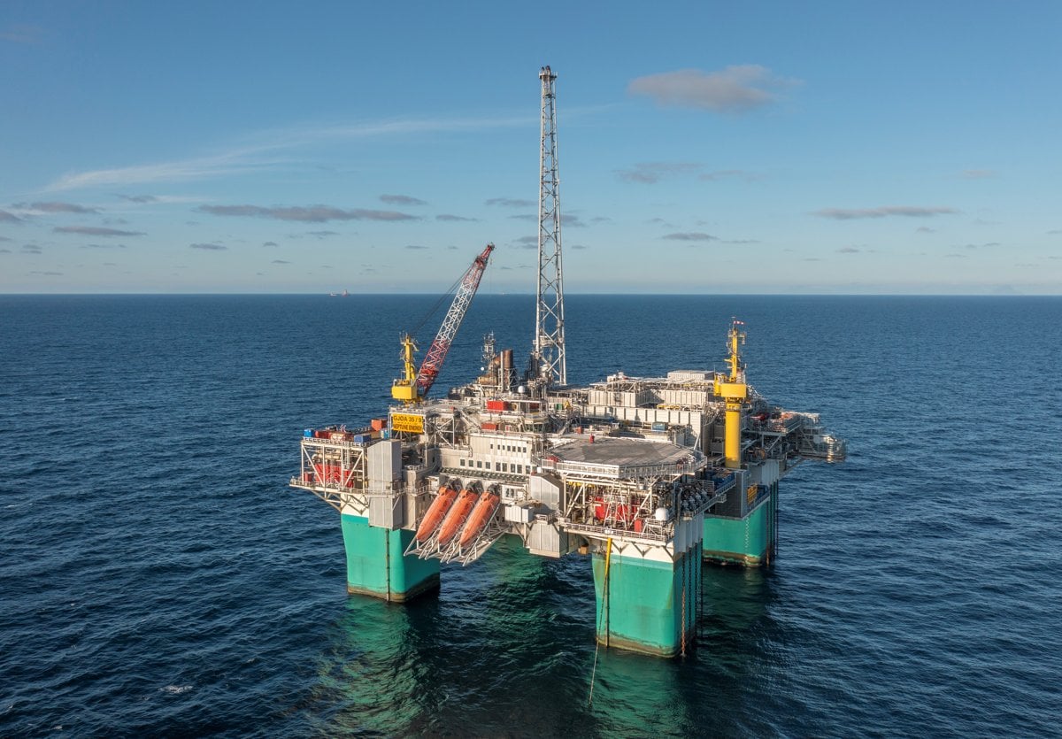 Gjøa semi-submersible platform - Neptune Energy