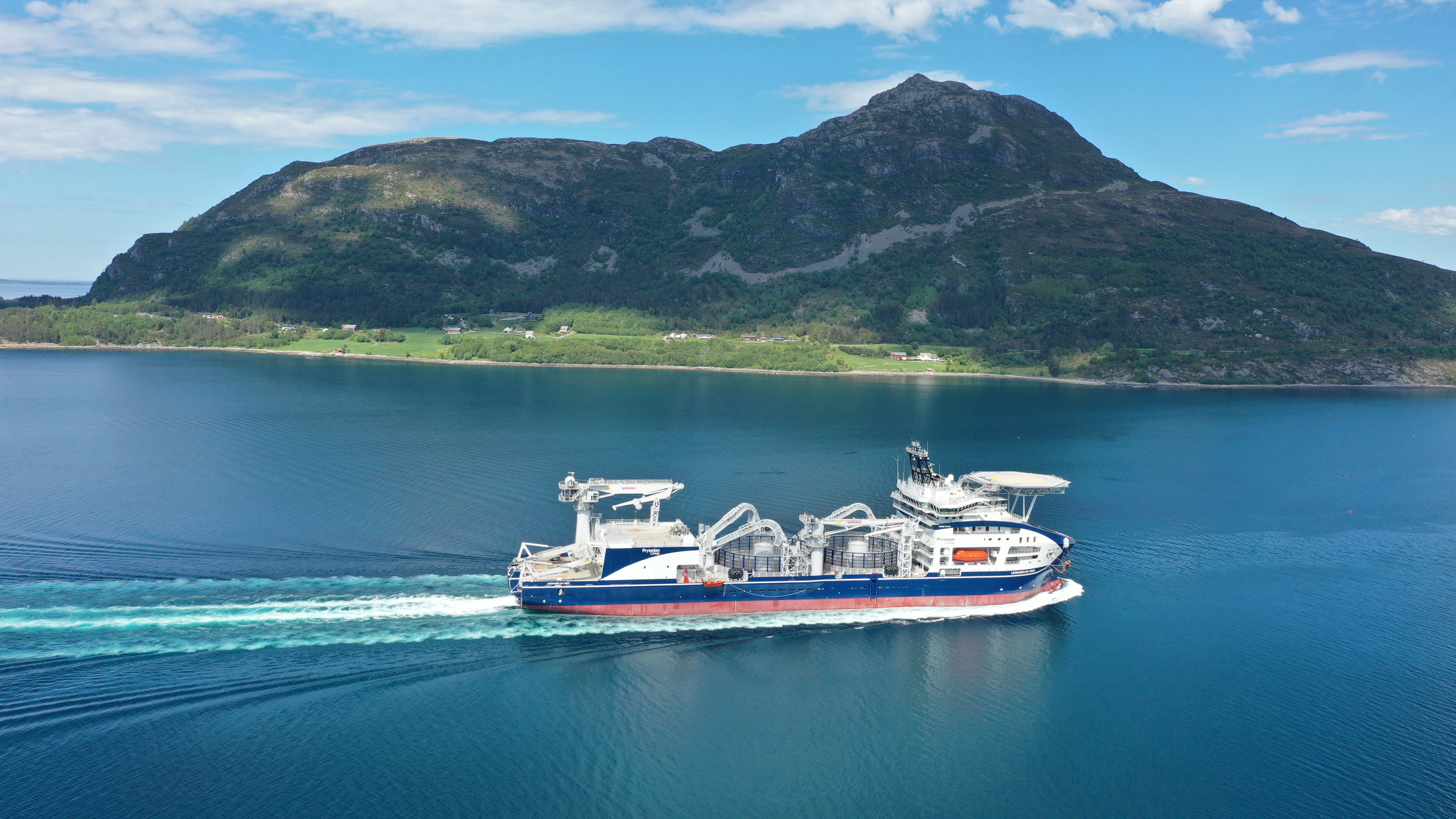 Prysmian takes delivery of Leonardo da Vinci