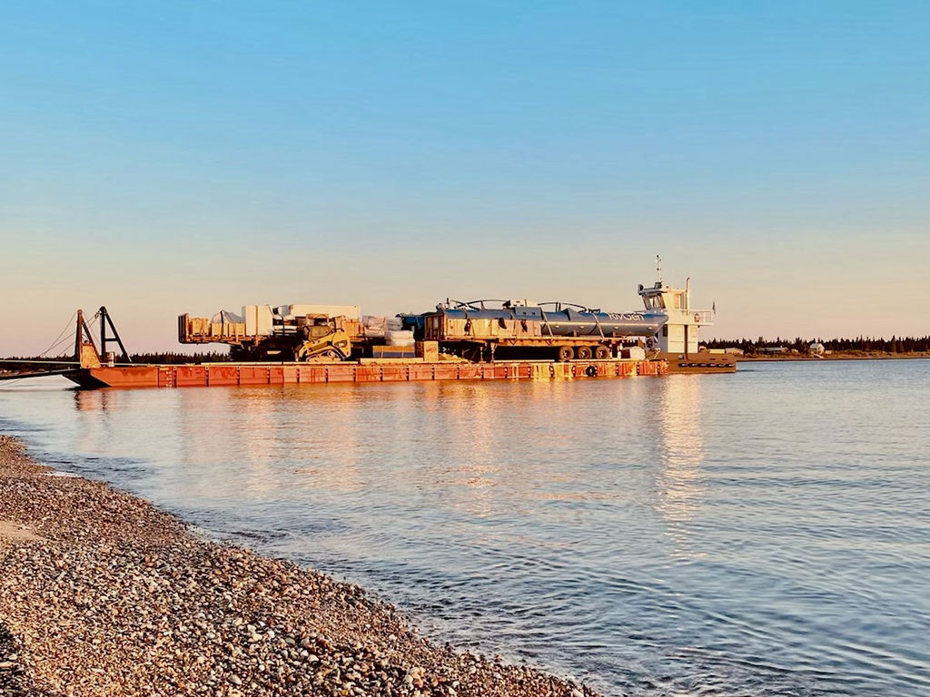 Photo showing the second RivGen device delivered to Alaska (Courtesy of ORPC)