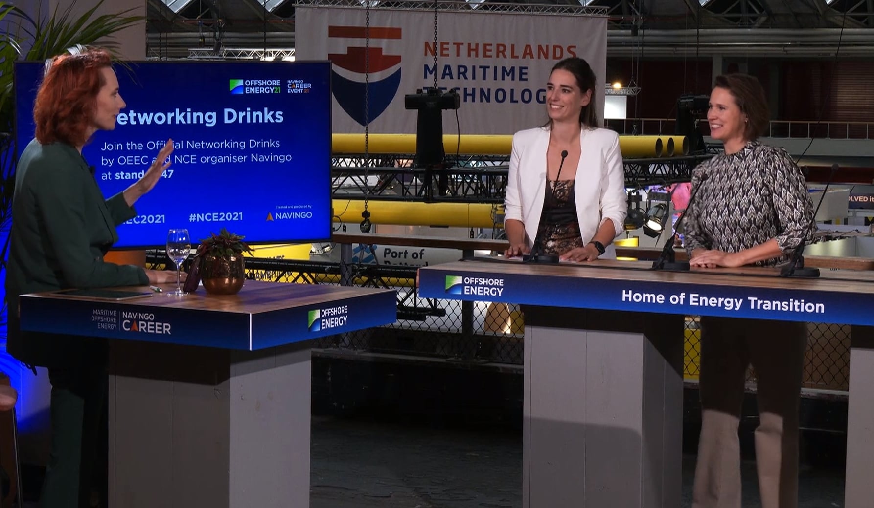 L to R: Anne Visser, Coco Kossmann (Screenshot/Video by Navingo)