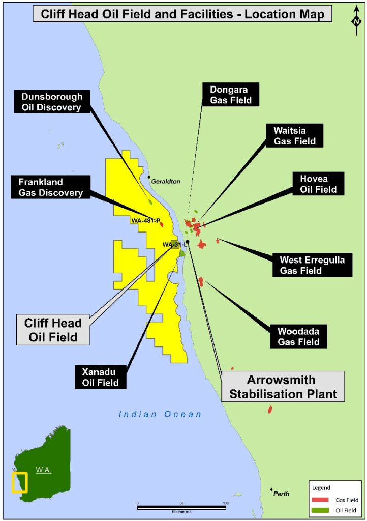 Cliff Head map - Triangle Energy