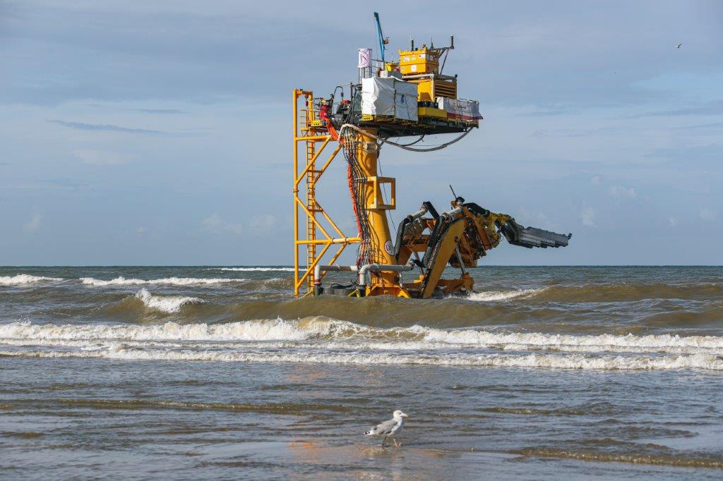 Jan De Nul completes Luchterduinen export cable reburial