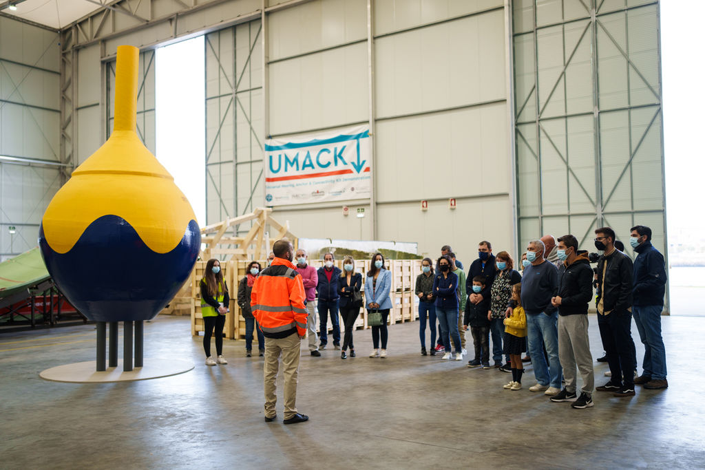 The local community receiving an update on CorPower’s activities (Courtesy of CorPower Ocean)