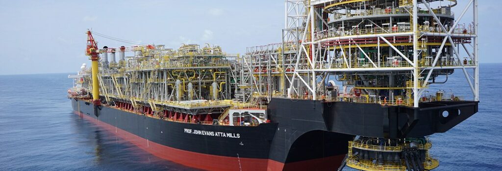 FPSO Prof. John Evans Atta Mills operating on TEN fields - Tullow