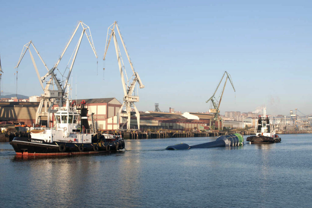 IDOM?s MARMOK A-5 wave energy prototype (Courtesy of IDOM)