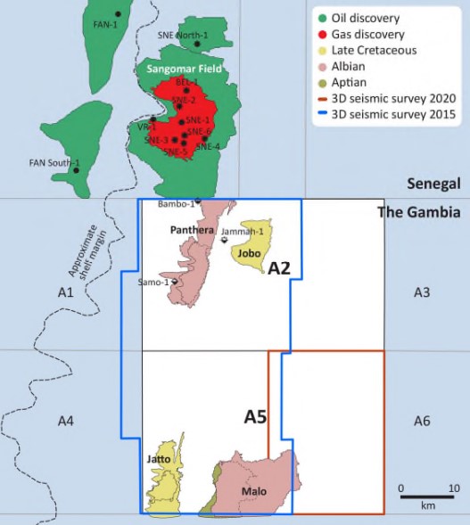 Updated Block A2 and A5 prospects map - FAR