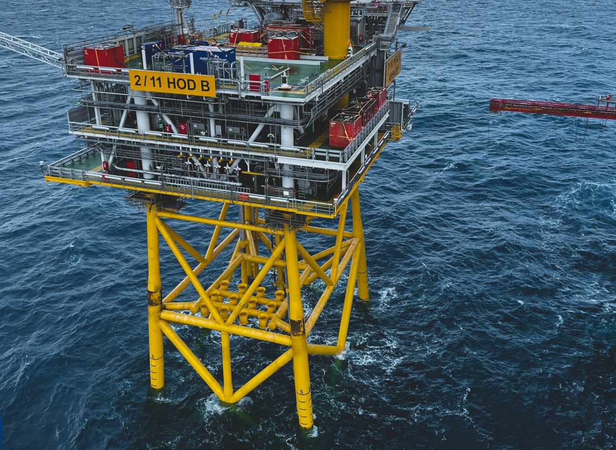 Hod B platform - Aker BP - North Sea