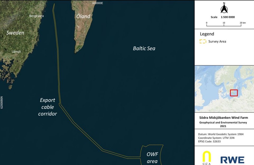 N-Sea and Ocean Ecology done with surveys offshore Sweden