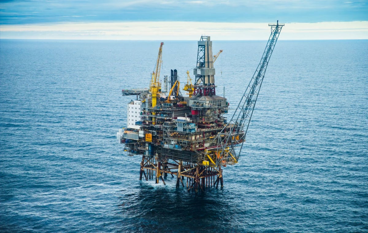 Brage platform in the North Sea - Wintershall Dea