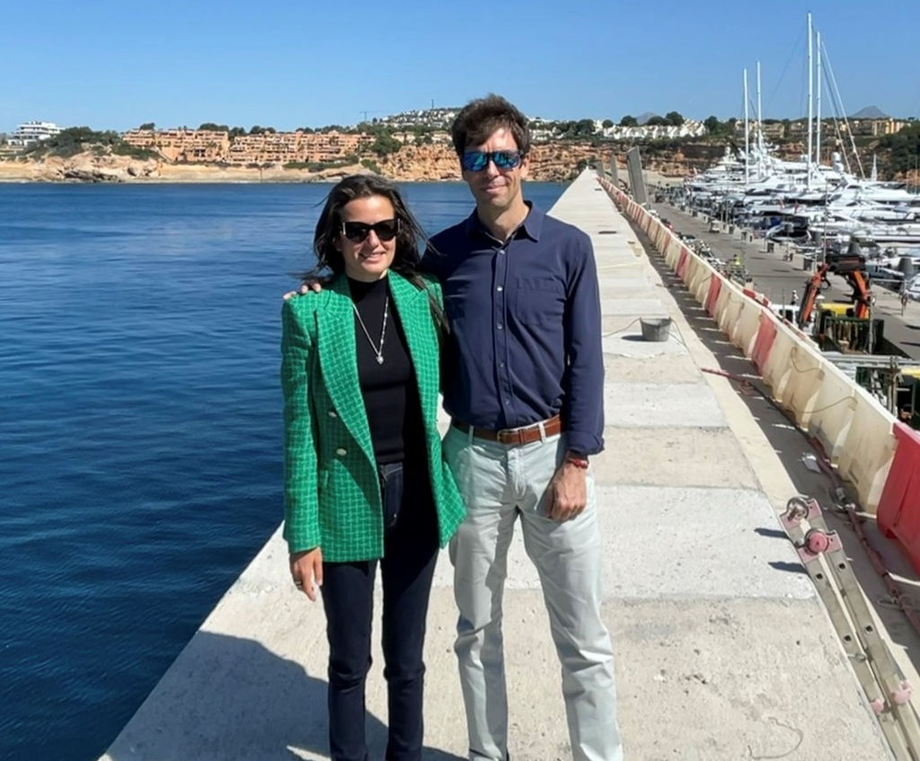 Inna Braverman with Antonio Zaforteza (Courtesy of Eco Wave Power)