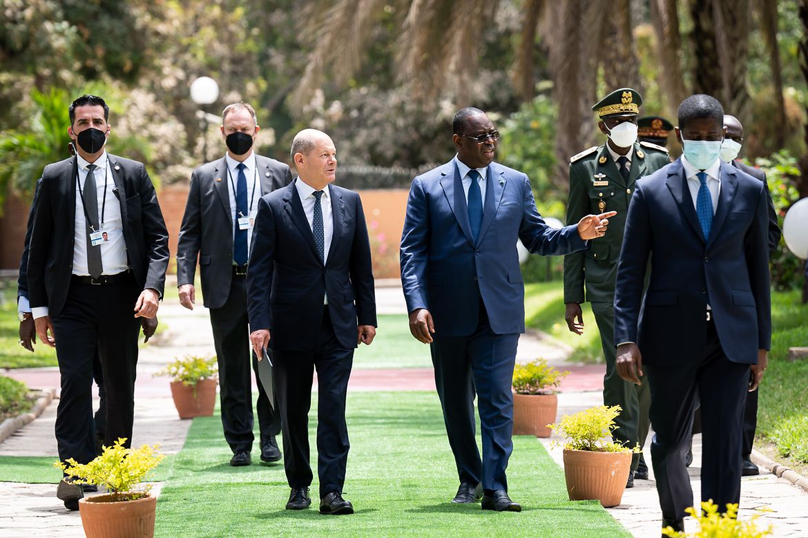 German Chancellor’s Africa tour