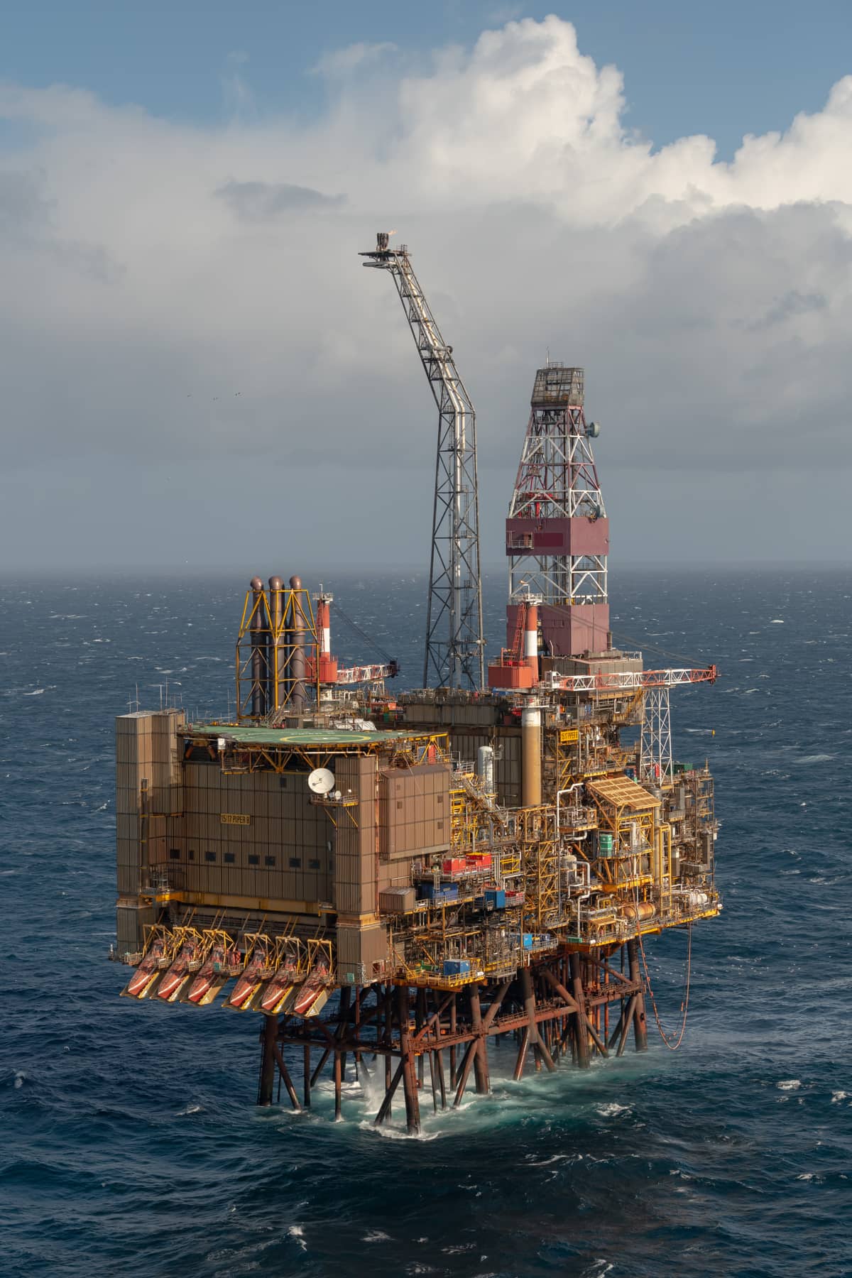 Piper Bravo in the North Sea - Repsol Sinopec