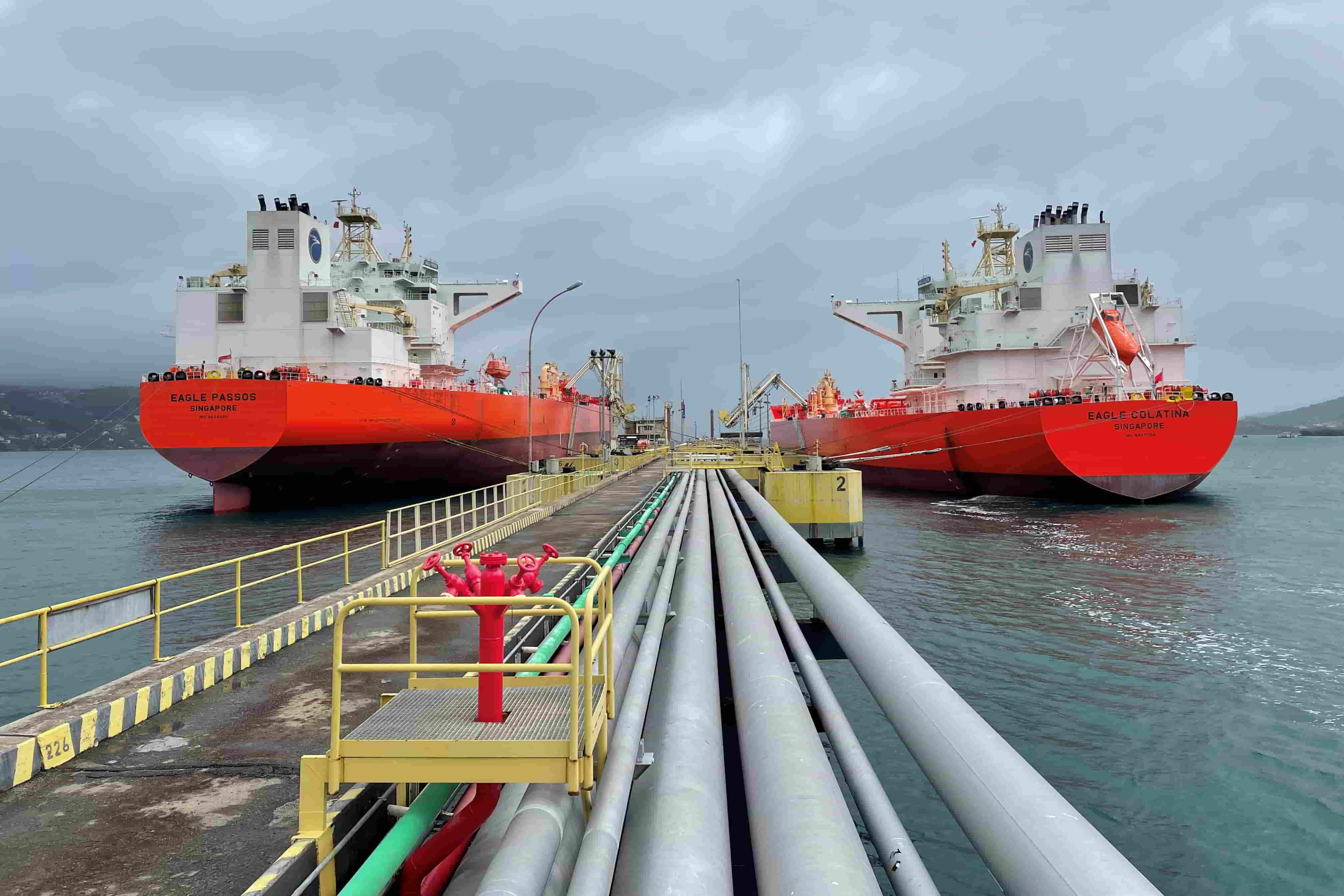 First of three sustainable shuttle tankers chartered by Petrobras arrives in Brazil