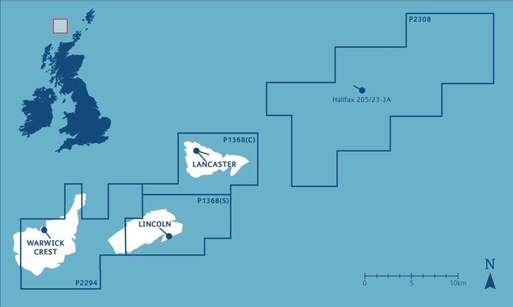 Hurricane's assets; Source: Hurricane Energy