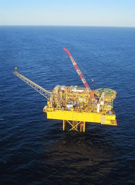 Yolla-A platform; Source: Beach Energy 