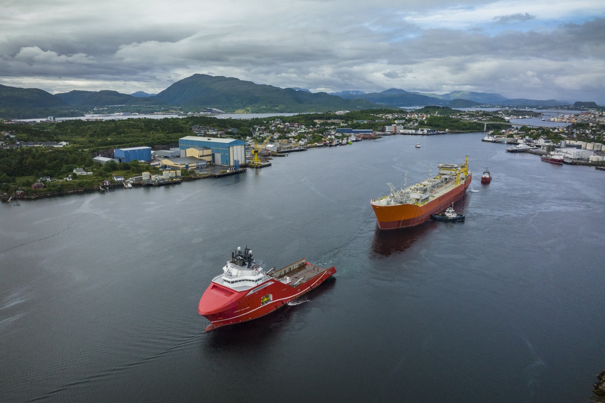 Njord Bravo sailaway - Equinor