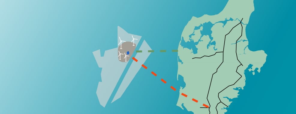 An image mapping North Sea Energy Island in Denmark