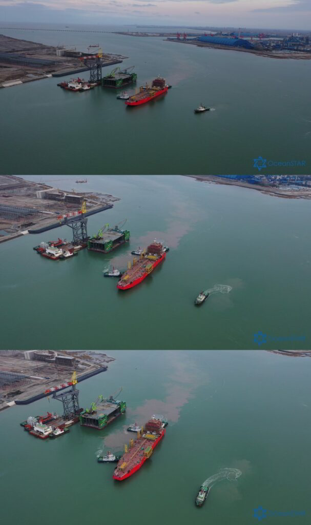 Launch of FPU Trunojoyo 01; Source: PT Timas Oceanstar Indonesia