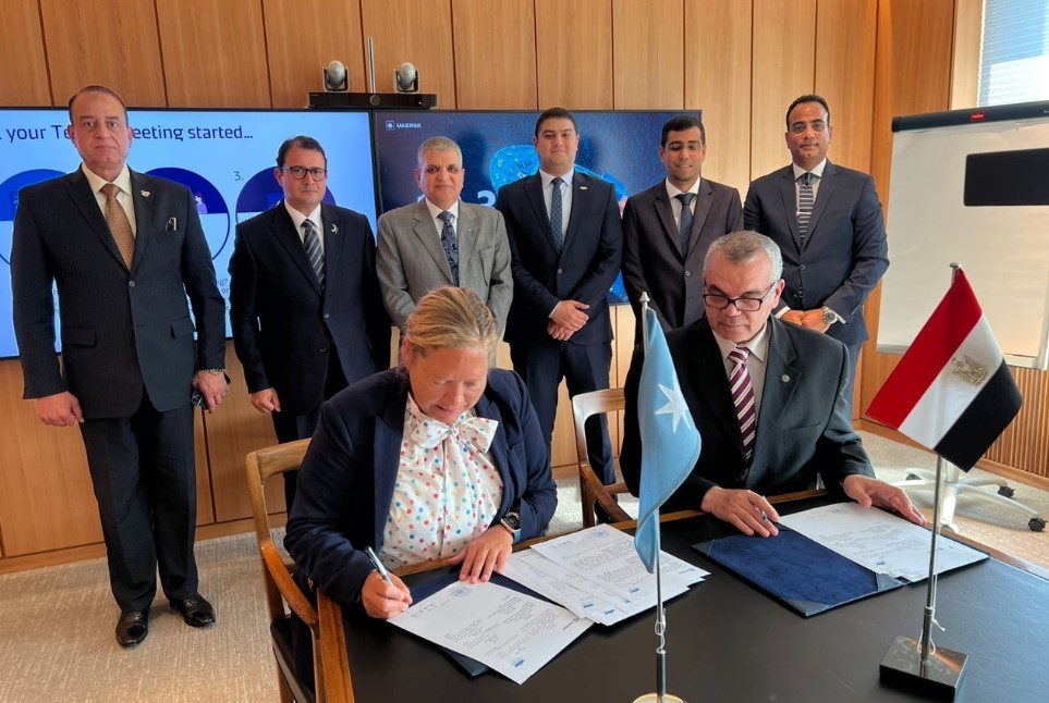 SCA, Maersk signing ceremony