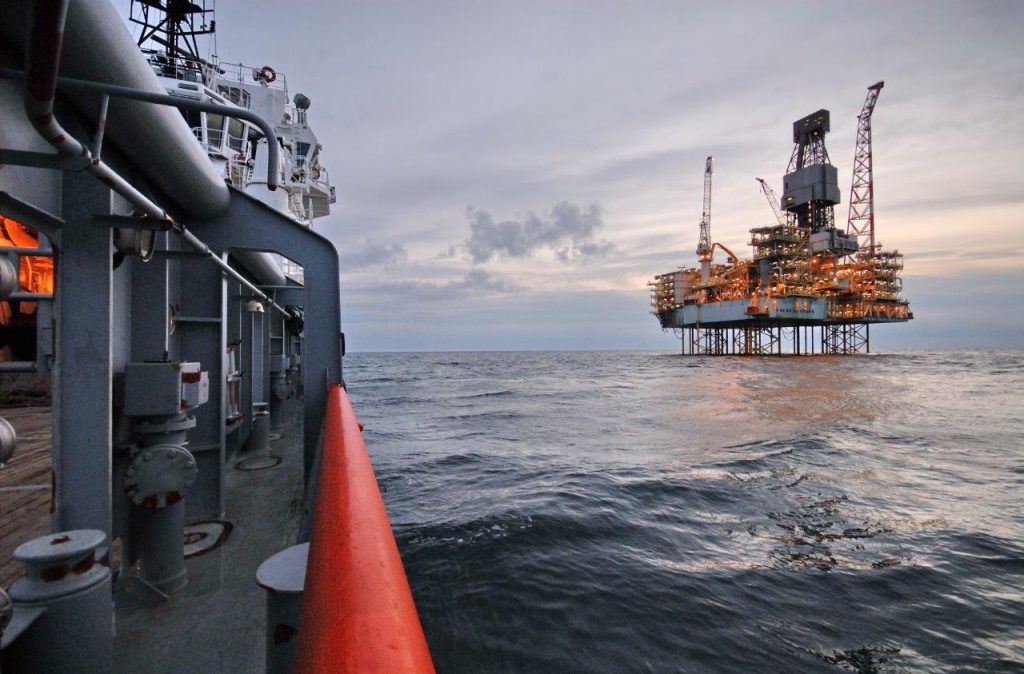 Shah Deniz Alpha platform - Azerbaijan - BP