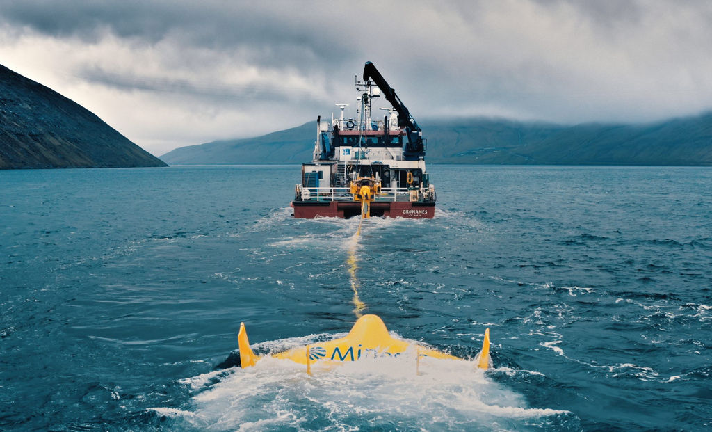 Illustration/Tidal energy power plant developed by Swedish company Minesto (Courtesy of Ocean Energy Europe)