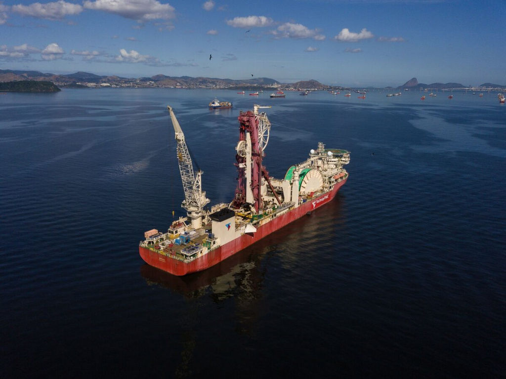 The Deep Blue vessel (Courtesy of TechnipFMC)