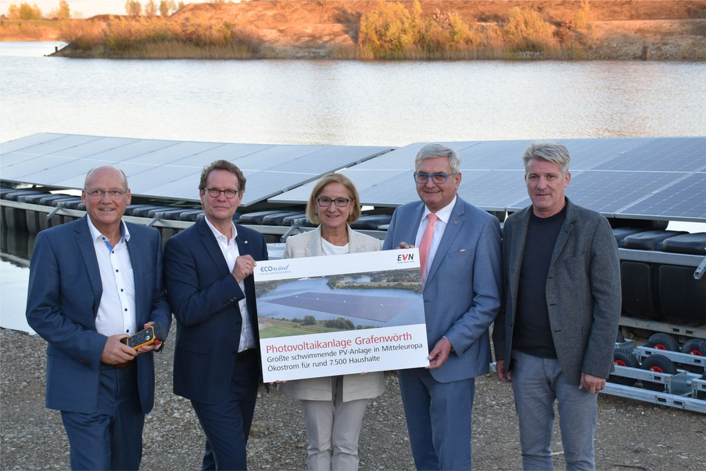 The 24.5MWp floating solar project will be one the largest of its kind built in Europe (Courtesy of ECOwind Handels - & Wartungs)