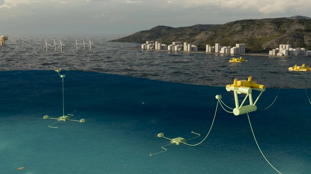 Illustration/C-Power’s wave energy-powered devices (Courtesy of C-Power)
