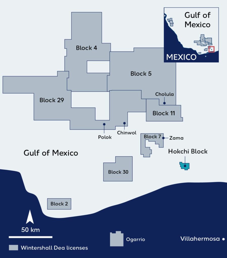 Gulf of Mexico blocks; Source: Wintershall Dea