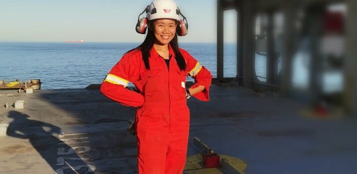 Cleo Bierneza, a seafarer (Third Officer) from the Philippines