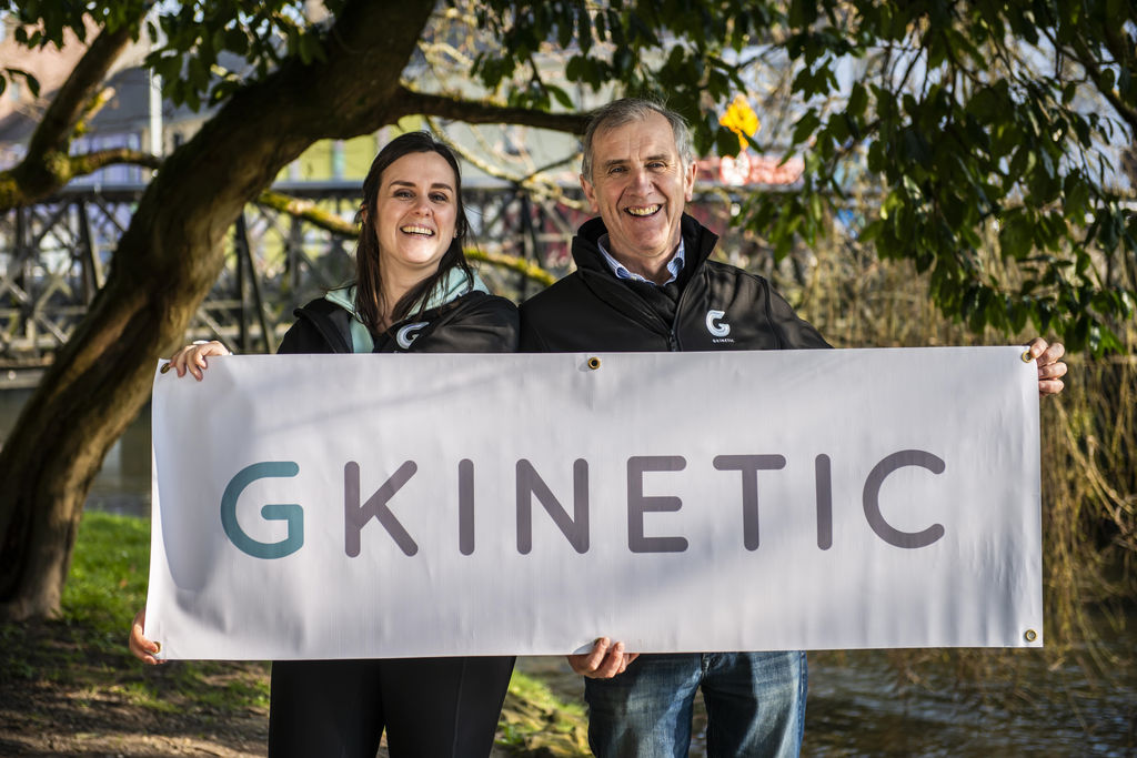 Vincent and Roisin Mc Cormack, the father/daughter founding duo of GKinetic Energy (Courtesy of GKinetic Energy)