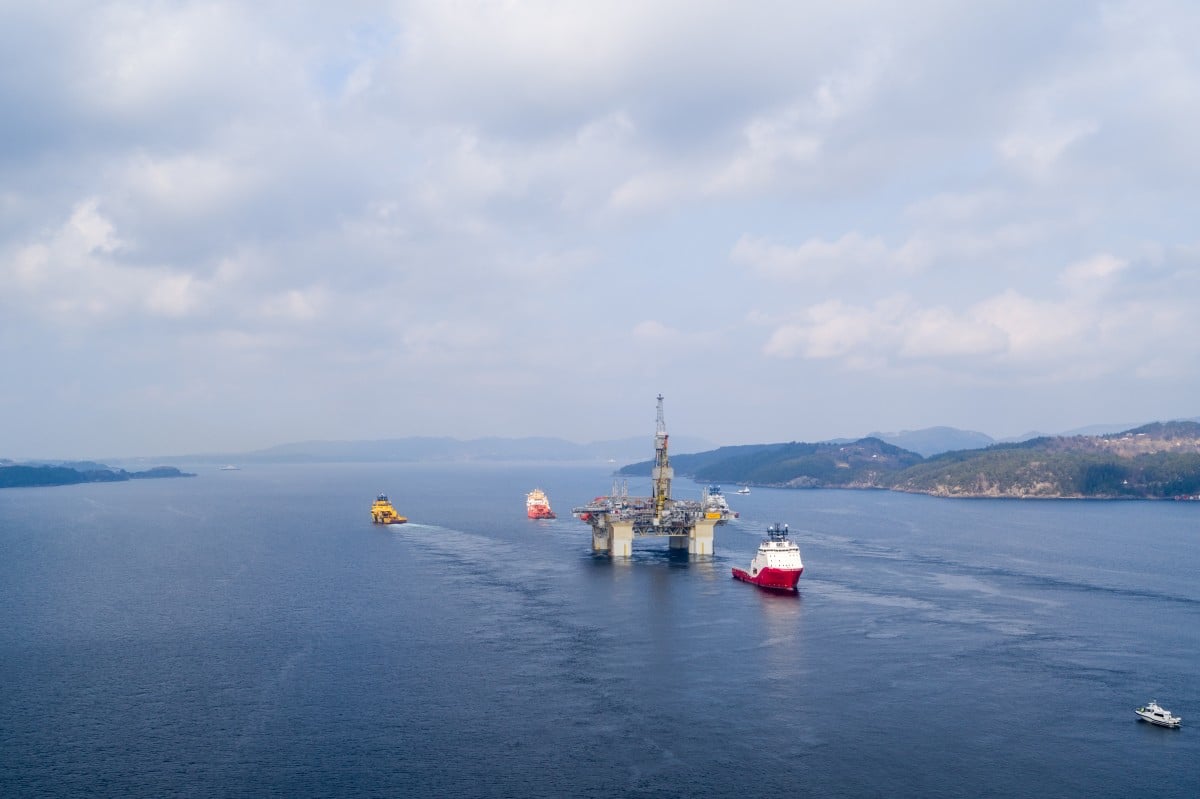 Norway’s oil & gas output slightly higher in October