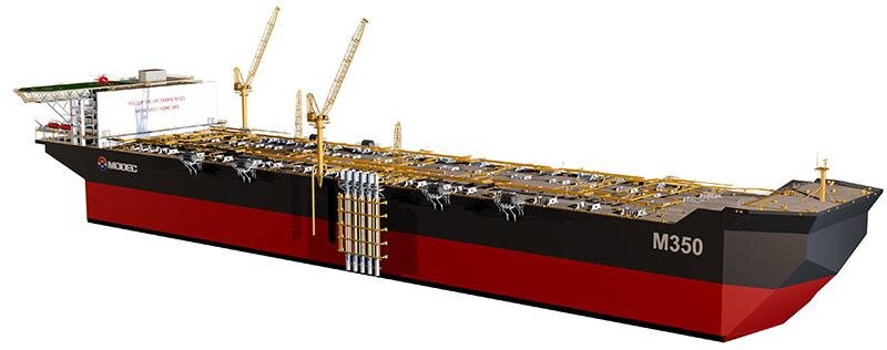 M350 - next generation newbuilt FPSO hulls; Source: MODEC