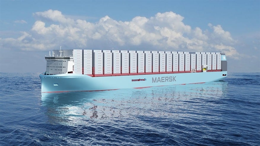 Maersk wants 25pct of ocean cargo to be transported with green fuels by 2030