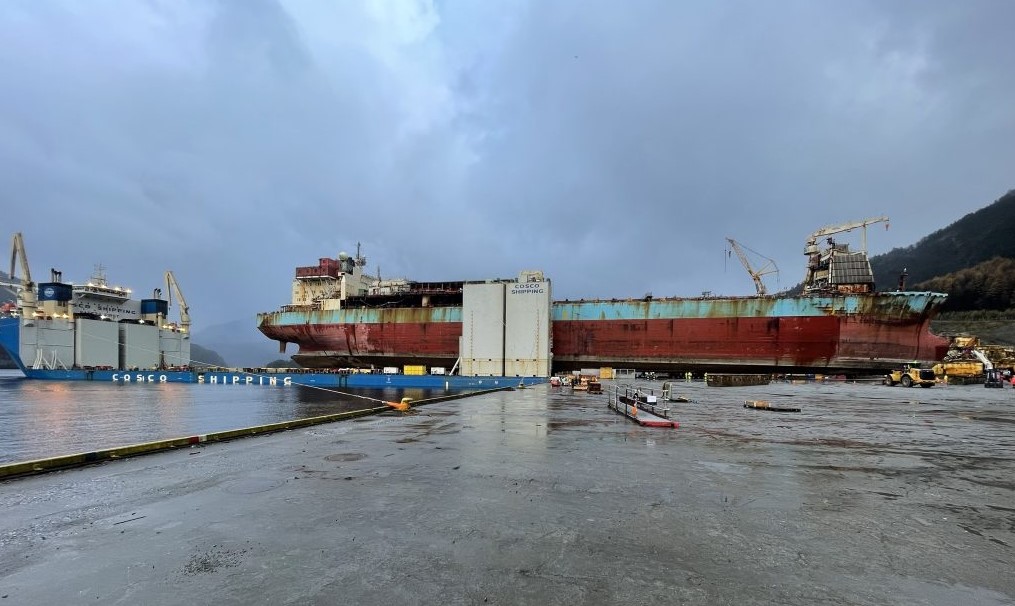 WATCH: 'Record-breaking' FPSO decom ops winding down in Norway