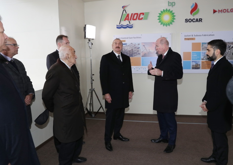 Ceremony to launch the ACE platform jacket sailaway process; Source: BP