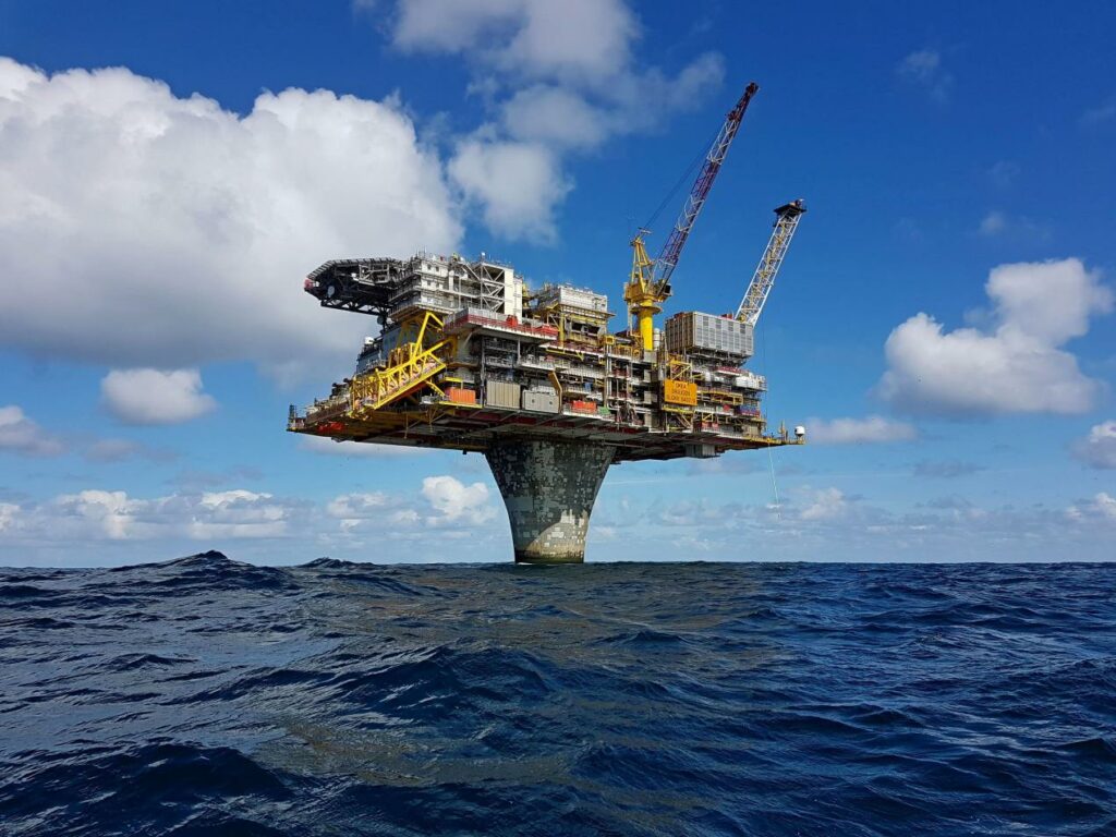 Draugen oil platform; Source: OKEA