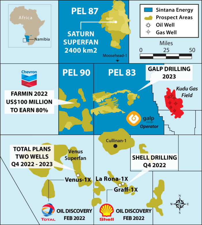 Petroleum exploration license offshore Namibia granted second extension