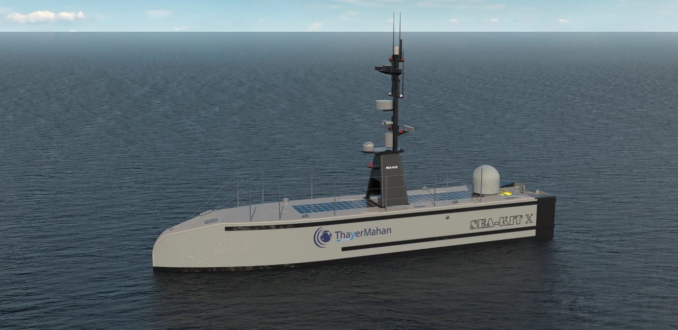 Render image of SEA-KIT X-Class USV for ThayerMahan (Courtesy of SEA-KIT)